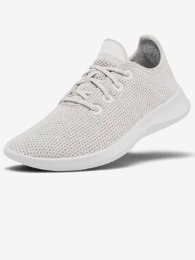 allbirds Men’s Off White Knit Lace-Up Sneaker